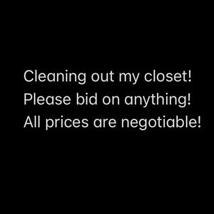 all items going to best offer!